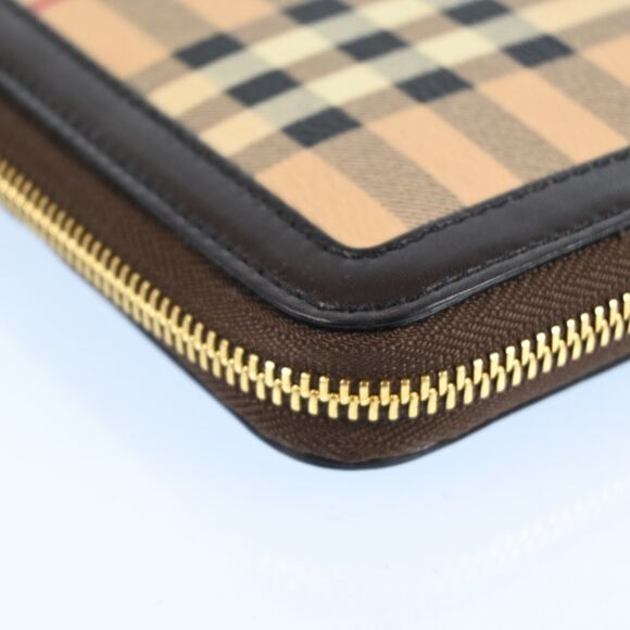 Auth Burberry Nova Check Beige Pvc #136488B19B - Picture 9 of 15